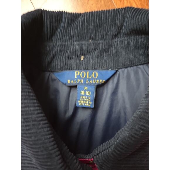 Polo Ralph Lauren Girls Size M 8-10 Pink And Blue quilted Coat - Picture 3 of 8